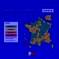 carte de France des départements concernés